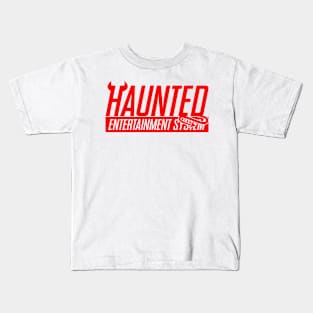 HAUNTED Entertainment System Kids T-Shirt